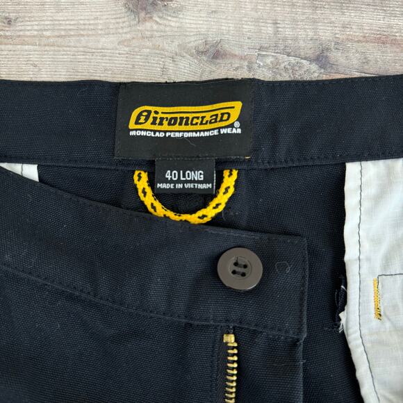 Ironclad Performance Wear Pants Men's 40 Long Work Outdoor Industrial Gear - Picture 3 of 9